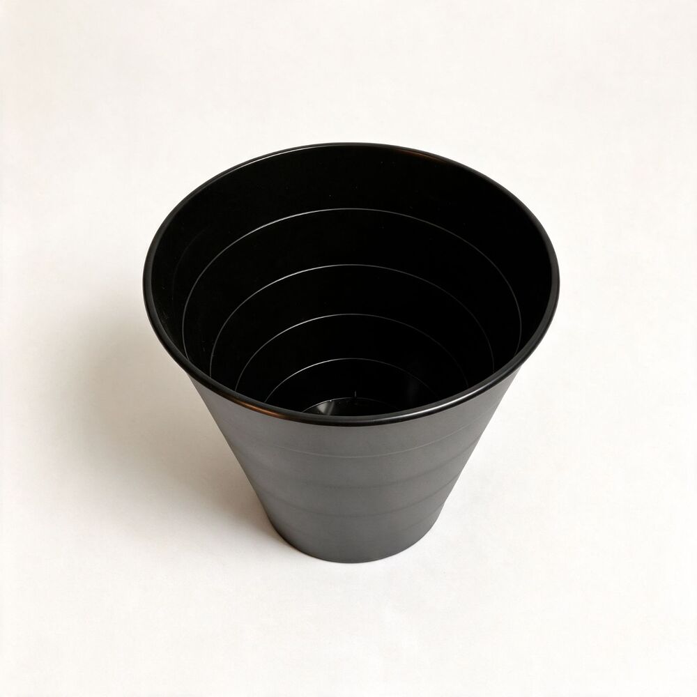 IKEA Black Trash Can